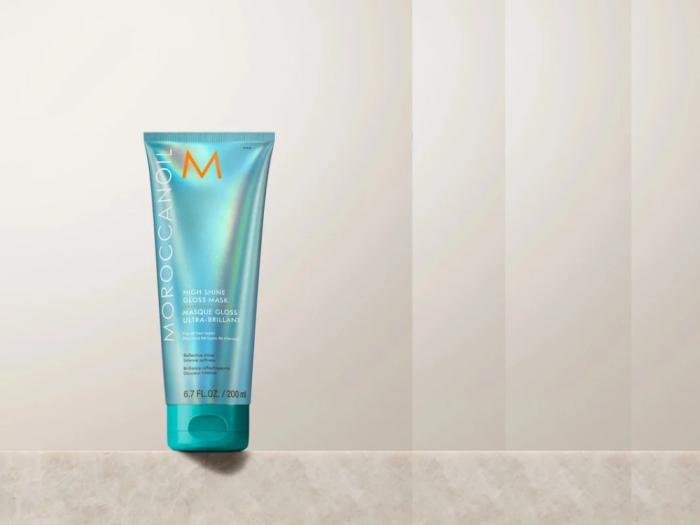 Moroccanoil High Shine Gloss Mask: Zrcadlový lesk vlasů za 5 minut